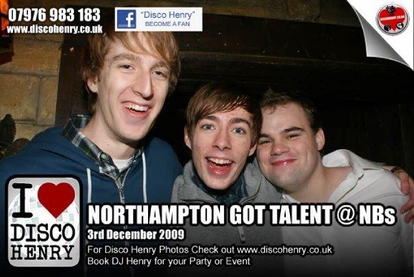 Nostalgic pictures from a night out at NB's in December 2009