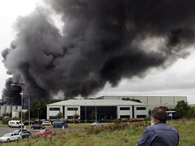2008 - The fire at Brackmills Industrial Estate