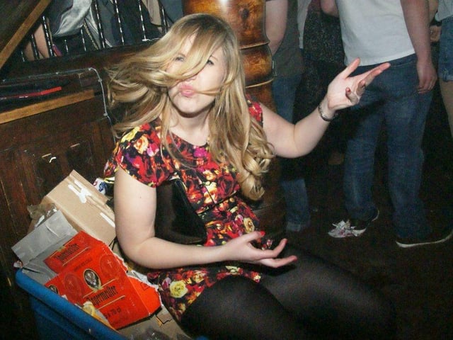 Nostalgic pictures from a night out at NB's