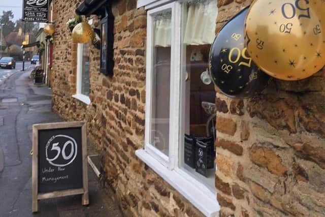 Number 50 Tea Room, in Main Road, Duston, first opened in 2017 and celebrated the seven-year milestone at the start of the month.