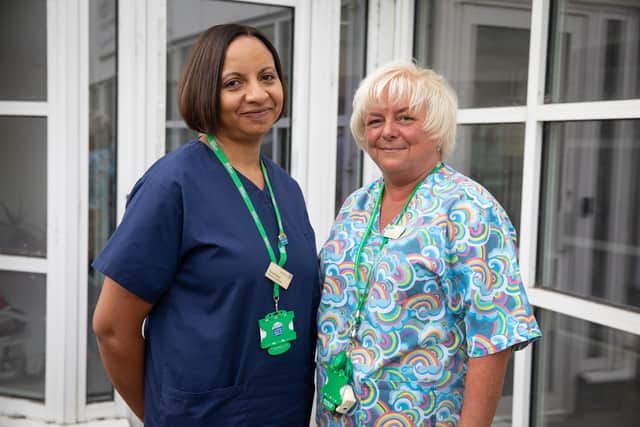 Macmillan specialist social workers, Sonya Genus and Jan Bolton.