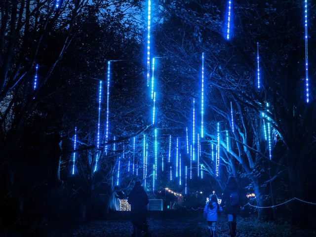 The Winter Light Trail at Delapre Abbey from November 18, 2022 to January 2, 2023.
