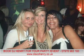 Nostalgic pictures from a night out in town 18 years ago