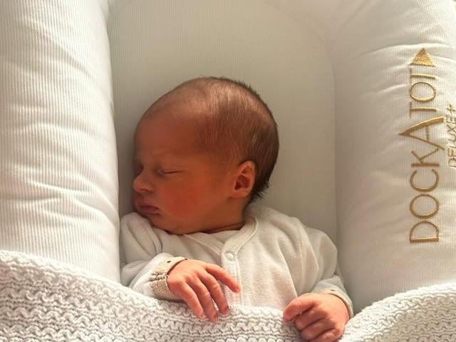 Bradley Stephen born on March 26, weighing 6lbs 12oz.