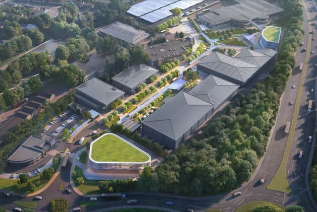 An artist's impression of what the site could look like once completed.
