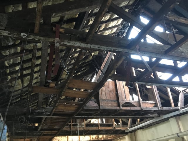 Before the work was carried out