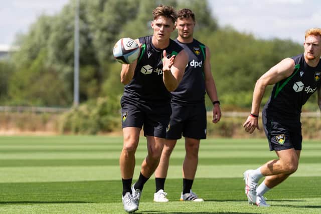 Archie McParland has been able to get stuck into pre-season training (picture: Tom Kwah/Northampton Saints)
