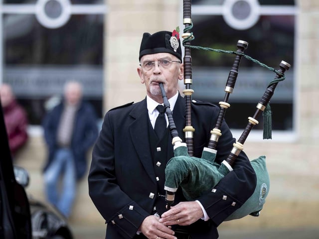 The memorial service for well-known Northampton homeless man George Murray was held on Sunday (November 6) in the Market Square