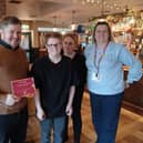 Lillie and the team at the Wig and Walnut pub