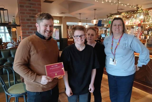 Lillie and the team at the Wig and Walnut pub
