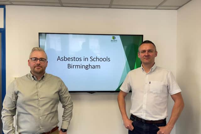Acorn Analytical Services directors Ian Stone and Neil Munro.