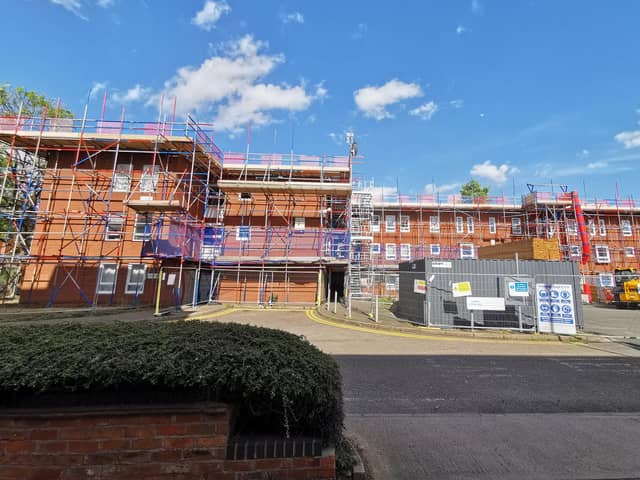 Woodstock in Cliftonville, Billing Road is having a two-storey extension to accommodate 10 new council flats