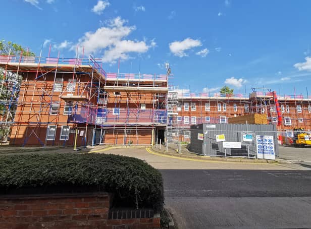 Woodstock in Cliftonville, Billing Road is having a two-storey extension to accommodate 10 new council flats