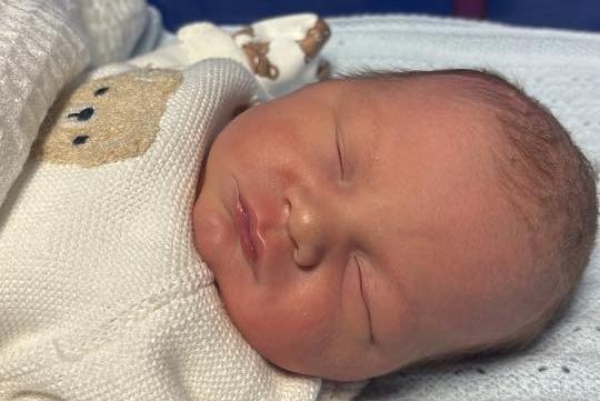 Rauri Stephen born on November 28 at Kettering General Hospital, weighing 7lbs 6oz.