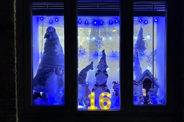 It was resident Amy Rogers who organised the advent calendar and devised a route so attendees do not miss out on any of the innovative displays.