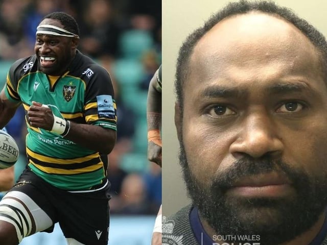 Former Northampton Saints rugby star Ratuniyarawa was jailed for sexually assaulting three women in a Cardiff nightclub. The 37-year-old Fiji international, whose address was given as The Orchard, Kislingbury, pleaded guilty to two counts of assault by penetration and one count of sexual assault in November 2023 when he was due to play for the Barbarians against Wales.
Ratuniyarawa was sentenced to two years and 10 months in prison, and will be a registered sex offender for 10 years.