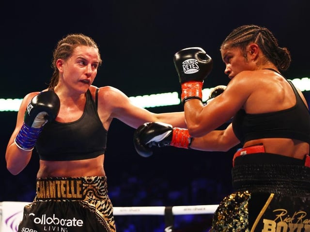 Chantelle Cameron took charge of her fight with Jessica McCaskill from the early rounds (Picture: Francois Nel/Getty Images)