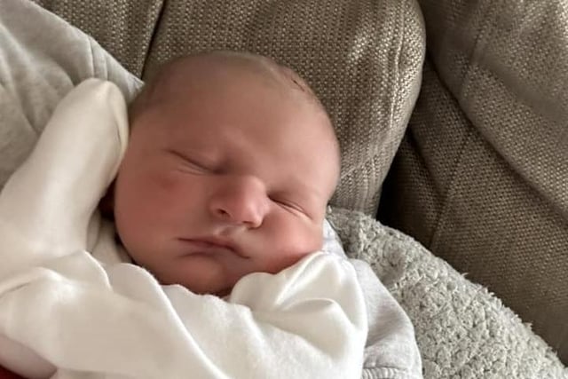 Ronnie Steven born at 5.24am on March 23 at Northampton General Hospital, weighing 8lbs 12oz. The submission was accompanied by this comment: "We could not be more grateful for the care we received by everyone there. Truly amazing people."