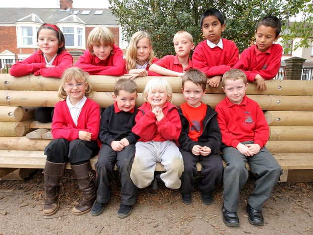 2009: Cedar Road Primary School. Cohen O'Dell (centre) with some of the members of the school council, he has been nominated by the school council for the Term-Time pupil of the year award.