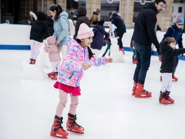 Families enjoyed ice skating, curling and more on Saturday January 18, 2025.