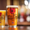 Limited edition glasses designed by Colin Waite, Royal Marine veteran and artist