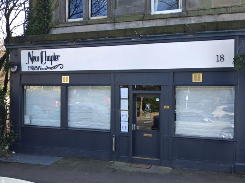 Food at New Chapter has been called "heavenly" and "outstanding" by customers. This "extremely friendly" family-run restaurant in Eyre Place, Canonmills, offers modern dishes which mix European influences with Scottish produce.