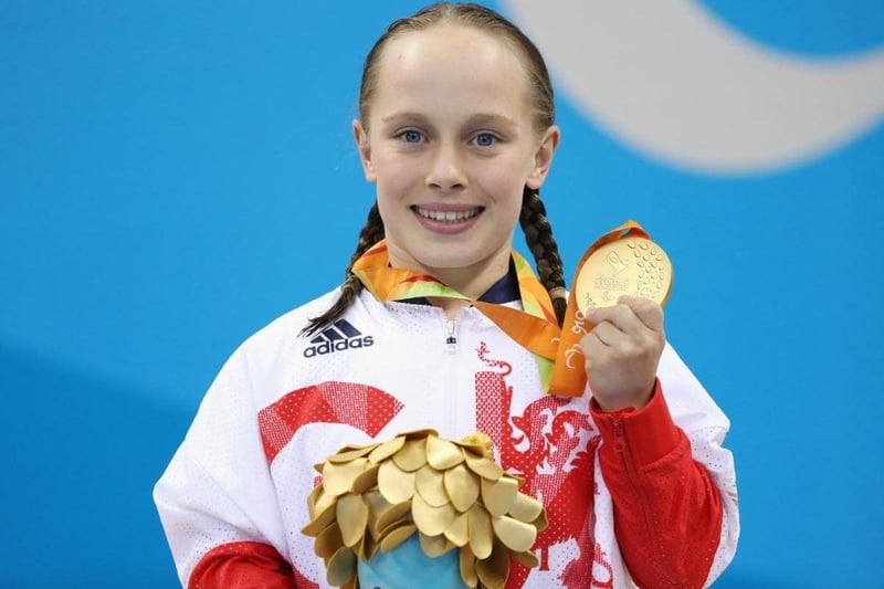 Ellie Robinson, born August 2001, went to Northampton High School before going on to compete in the Paralympics as a swimmer, winning the gold medal in Rio in 2016, as well as numerous European medals. Ellie was awarded the MBS in 2017 and also the BBC Young Sports Personality of the Year in 2016.