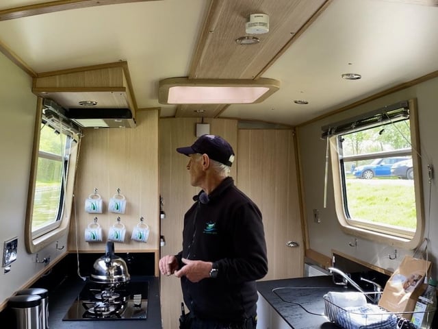 Our five-day trip started last Monday (April 29) at Gayton Marina, where ABC Boat Hire gave us an ‘initiation’ to life on a narrow boat.