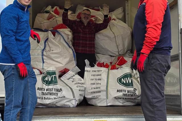 The Toy Appeal sacks ready for delivery