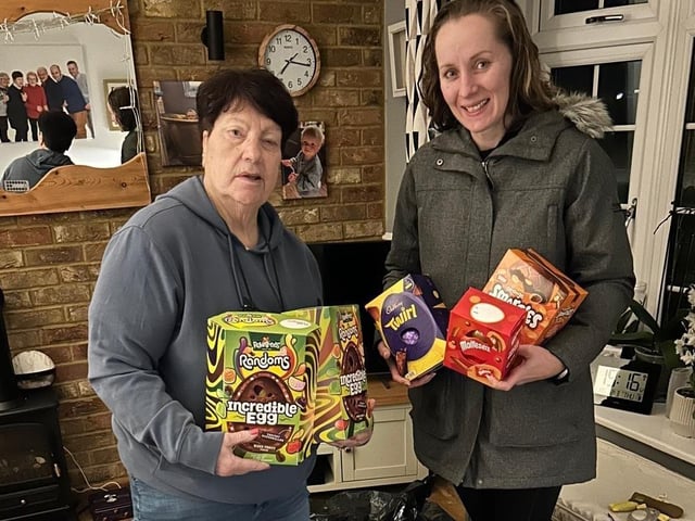 Generous residents support Northamptonshire Easter egg appeal 2026 /Jeanette Walsh