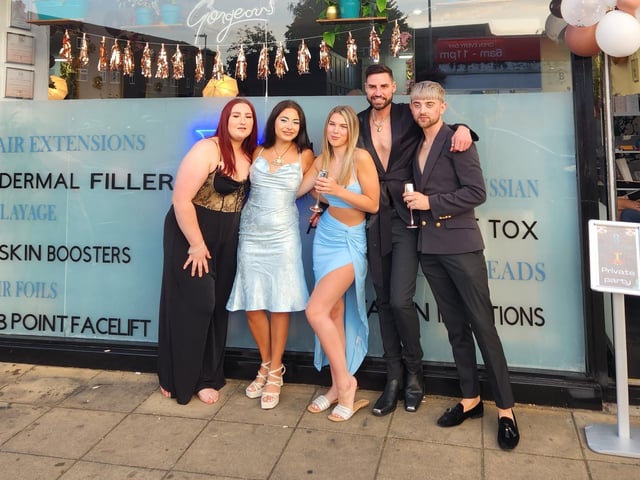 To give back to their loyal and regular clients, the salon hosted a celebration event with drinks, nibbles, a DJ and photobooth.