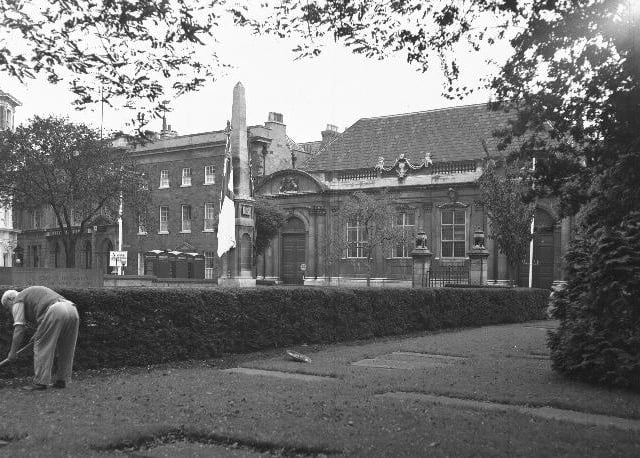 The memorial garden at All Saints Church
