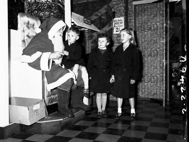 Father Christmas, December 5, 1960, lucky dip was two shillings