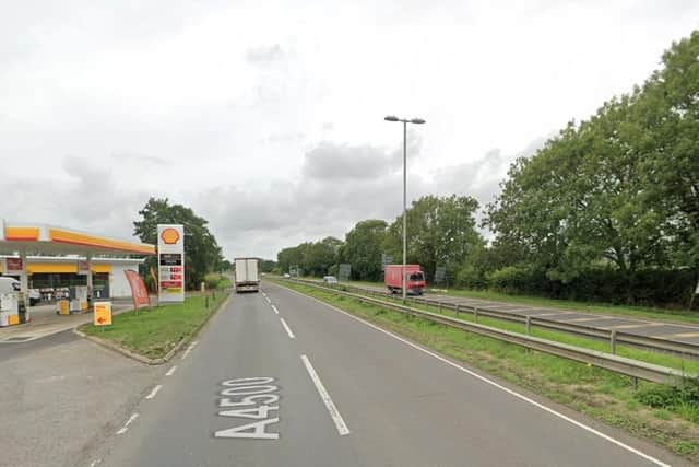 The meet started near the A4500 adjacent to Kislingbury, say police
