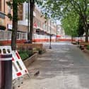 Here's how the street is currently looking