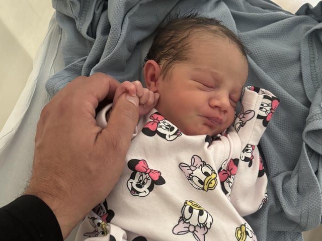 Azalea born on March 24 at Northampton General Hospital.