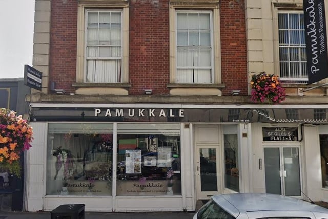 In tenth place is Pamukkale Turkish restaurant in St Giles Street. One reviewer said: "The food is exceptional, without doubt the best Turkish food I’ve had. The service was faultless as always. Antonio was fantastic and took really great care of us, as did the rest of the staff. Can’t wait to come back."