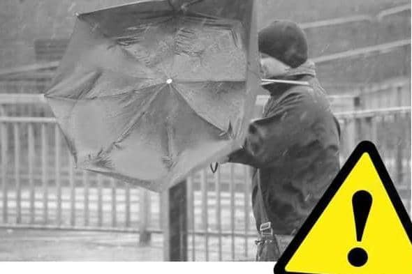 Met Office has issued a yellow warning for wind for part of Northamptonshire.