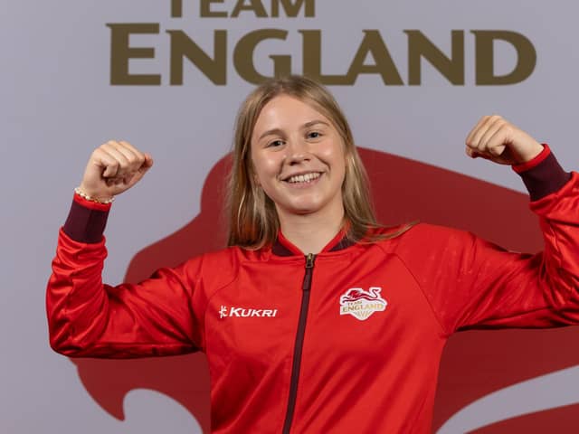 Alice Bennett, who comes from Northampton and runs for Kettering Town Harriers, is part of the England team taking part in the 2023 Commonwealth Youth Games in Trinidad and Tobago (Picture: Sam Mellish / Team England)