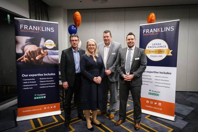 Simon Long (Managing Partner), Andrea Smith, Lee Holmes and Scott Wright of Franklins Solicitors LLP