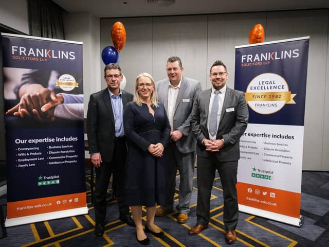 Simon Long (Managing Partner), Andrea Smith, Lee Holmes and Scott Wright of Franklins Solicitors LLP