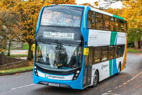 Bus operator Stagecoach is rolling out 14 new low-emission double-deckers on two key routes in Northampton