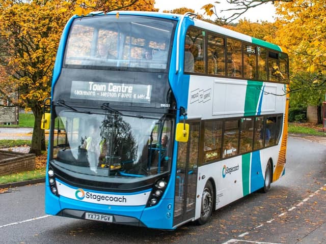 Bus operator Stagecoach is rolling out 14 new low-emission double-deckers on two key routes in Northampton