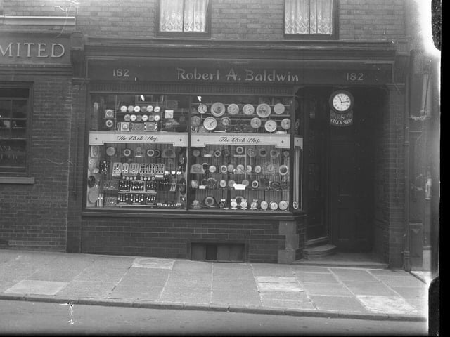 Robert A Baldwinn, The Clock Shop in Northampton