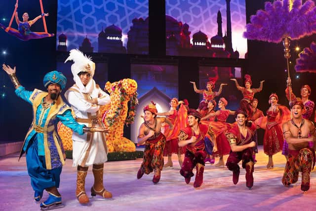 Discover whole new world, swept up in Aladdin’s princely parade (photo: Disney On Ice)