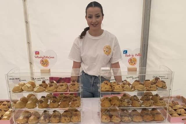 Millie Judd set up her independent cookie business more than two years ago and has not looked back. What started as Millie baking for family and friends as a pick-me-up during the first lockdown, then gained traction on social media and led to the start of an exciting time selling cookies, cookie pie slices and cookie cakes. The business tends to sell out at each event as Millie’s creations are so popular. Instagram: @madebymilliegrace. Facebook: Made By Millie.