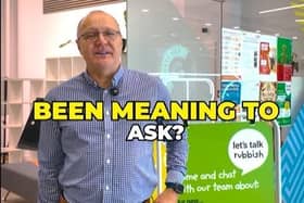 West Northamptonshire Council's Let's Talk Rubbish Pop-Up Roadshow