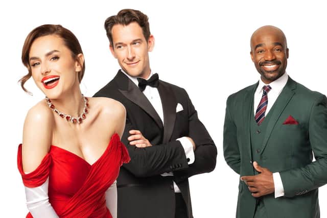 Amber Davies, Oliver Savile and Ore Oduba star in Pretty Woman The Musical