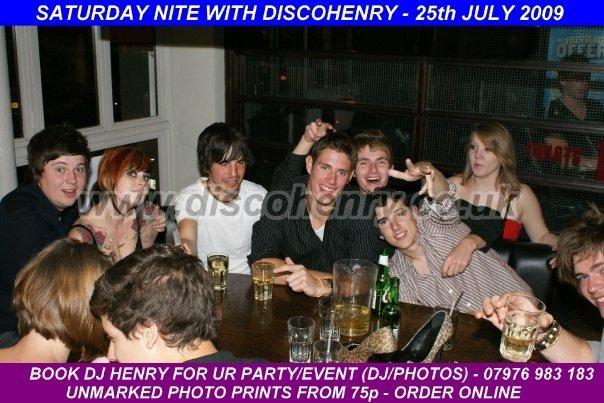 Nostalgic pictures from a night out on the town 15 years ago