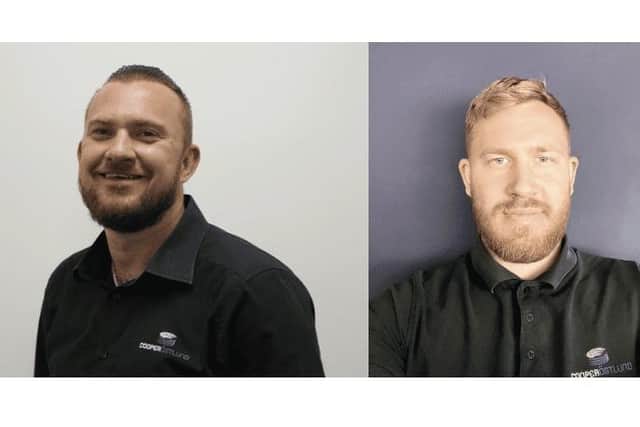 Rob and Andrew Gibson (left to right)